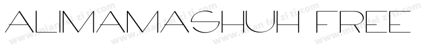 AlimamaShuH Free字体转换